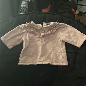 Pink Ruffled Kids Top